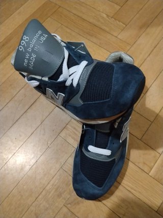 New Balance 998 Grigio/Blu Made in USA