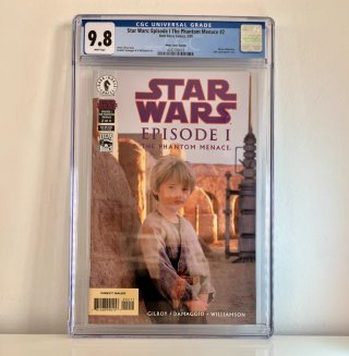 Comic gradeado CGC 9.8 - SW The Phantom Menace #2