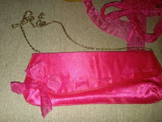 Conjunto Tacón y Bolso Rosa