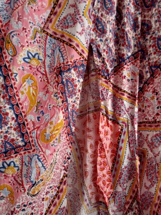 (M) Falda nueva larga estampada