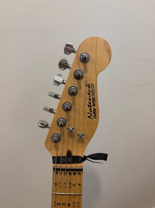 Guitarra Eléctrica Telecaster con Notas