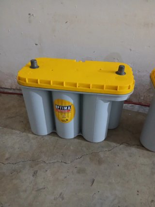 2 Baterías Optima Amarillas