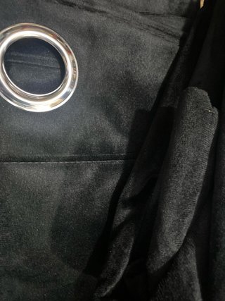 Cortinas Opacas Negras Nuevas