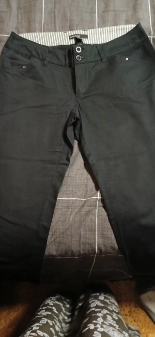 Pantalón Mujer Mango Negro Talla M