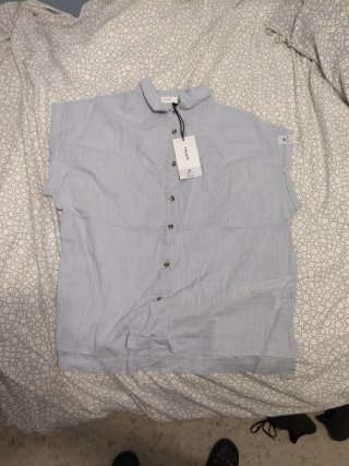 Camiseta sin mangas Lefties gris Talla M