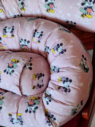 Cojín protector infantil Mickey Mouse rosa