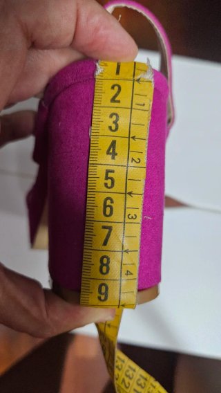 Sandalias de tacón rosa
