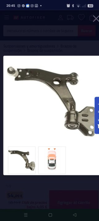 Brazo Suspensión Ford