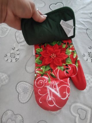 Set 2 Presine Guantone Natale Noel