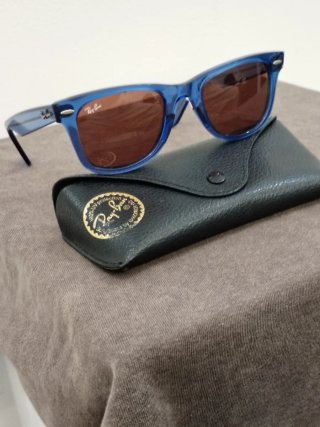 Ray Ban New Wayfarer RB 2140 50/22 Azul