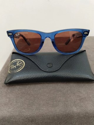 Ray Ban New Wayfarer RB 2140 50/22 Azul