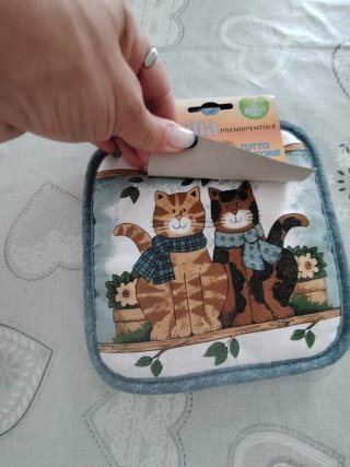 Presine da cucina Brilla Alice in cotone