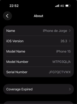 iPhone 15 Negro 128GB - Perfecto Estado