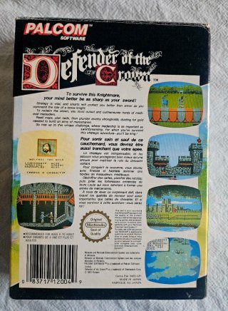 Defender of the Crown - NES Caja