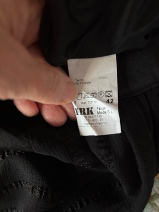 Vestido negro FRK