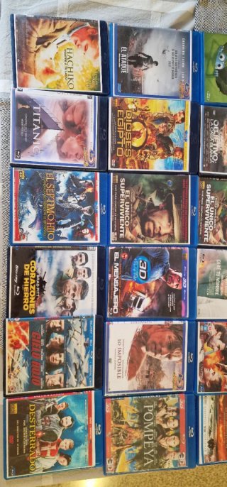 Lote Películas Blu-ray y DVD Variadas