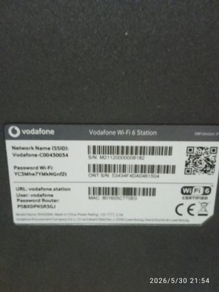 Vodafone WiFi 6 Station Router