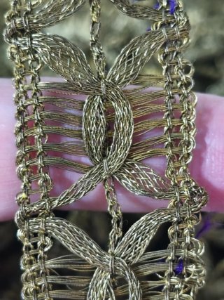 Galón metálico francés oro