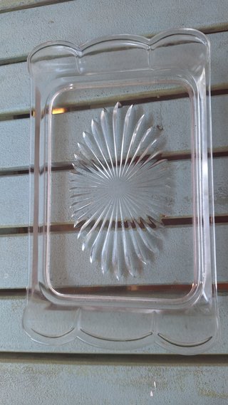 Mantequillero Cristal Art Decó
