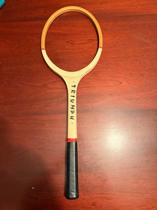 Lote di 5 racchette da tennis vintage e 1 da badminton