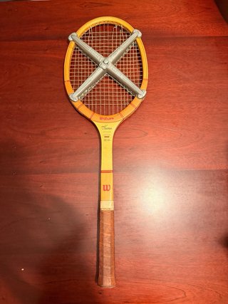 Lote di 5 racchette da tennis vintage e 1 da badminton