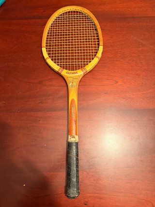 Lote di 5 racchette da tennis vintage e 1 da badminton