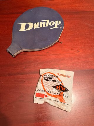 Lote di 5 racchette da tennis vintage e 1 da badminton