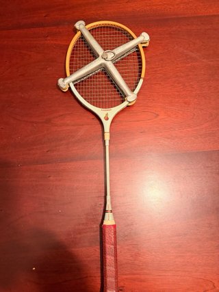 Lote di 5 racchette da tennis vintage e 1 da badminton