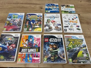 Nintendo Wii con giochi e accessori
