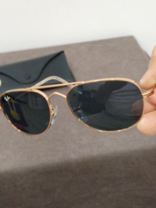 Gafas Ray-Ban Bridge Italianas Dorado/Negro