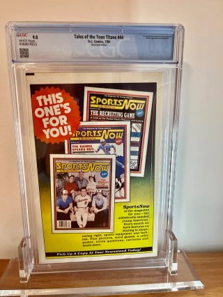 Comic gradeado CGC 9.0 - Tales of the Teen Titans