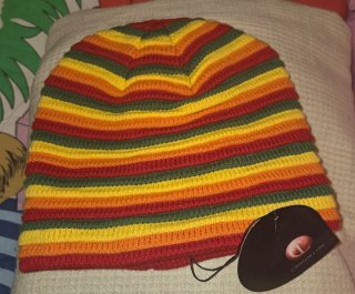 Gorro de lana tejido multicolor