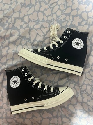 Converse Tacon Negras Talla 40