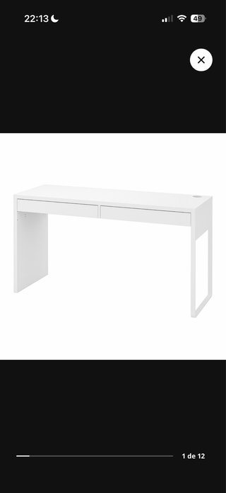 Escritorio blanco IKEA