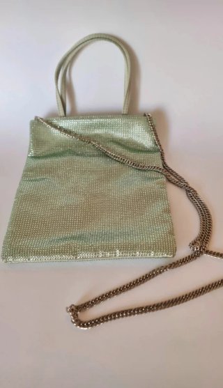 Bolso de fiesta Zara con brillos/strass,a estrenar