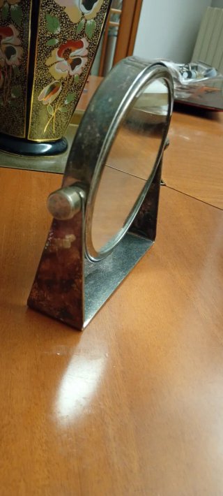 Specchio da tavolo ruotante vintage