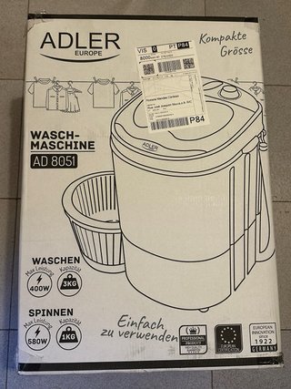 Máquina Lavar Roupa Semiautomática Adler