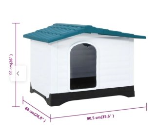 Caseta para perros exterior. LA424S