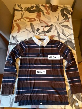 Polo de manga larga Zara talla-M