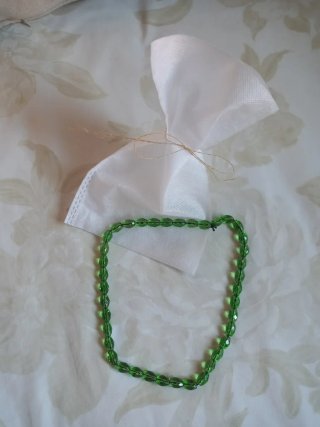 Set Top + Bianco Pantaloni + Collana REGALO