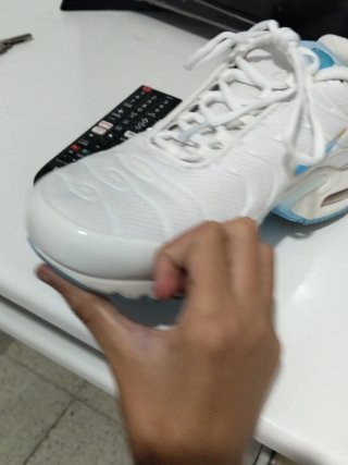 Zapatillas Nike Air Max Tn Blancas y Azules