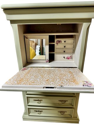 Cómoda secreter renovada madera