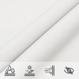 Toldo Vela Rectangular Blanco 6x7m