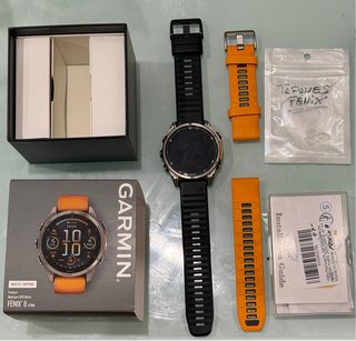 Garmin Fenix 8 Zafiro Titanio 47mm