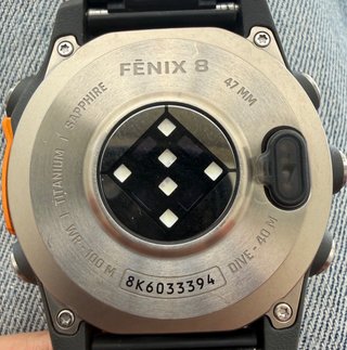 Garmin Fenix 8 Zafiro Titanio 47mm