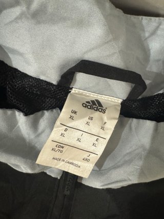 Chaqueta Adidas TSV 1925 Gris/Negra