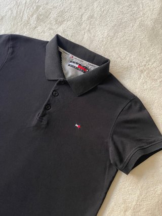 Polo Tommy Hilfiger Negro Talla M