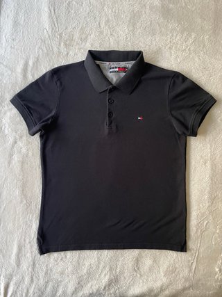 Polo Tommy Hilfiger Negro Talla M