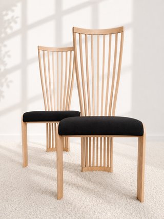 SILLAS COMEDOR TONON PARA ROCHE BOBOIS. ITALIA 80s