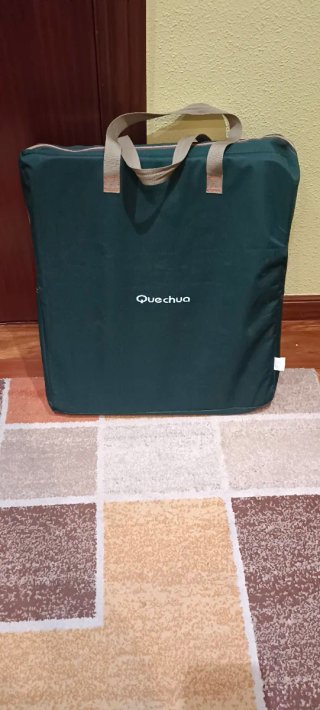 Mesa plegable camping metal y plástico